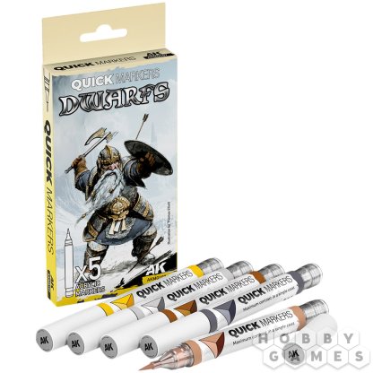 Набор маркеров AK Interactive Quick Marker: Dwarfs AKMQ107