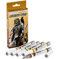 Набор маркеров AK Interactive Quick Markers: Skeletons AKMQ110