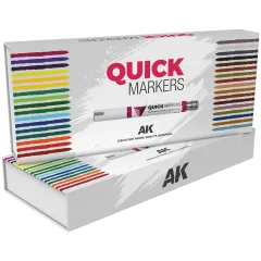 Набор маркеров AK Interactive Special Box Full Range Quick Markers AKMQ150