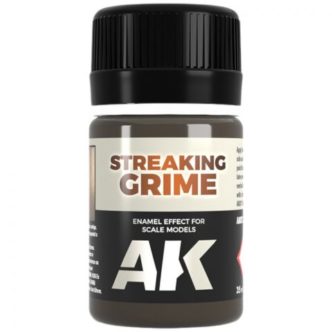 Краска AK Interactive Washes: Streaking Grime AK012 (35 мл)