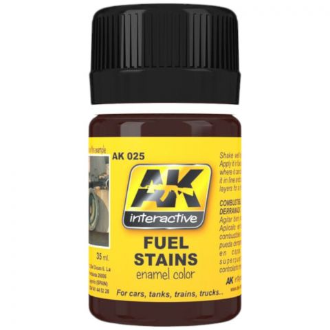 Краска AK Interactive Washes: Fuel Stains AK025 (35 мл)