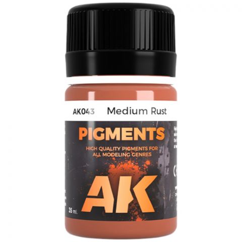 Краска AK Interactive Pigments: Medium Rust Pigment AK043 (35 мл)