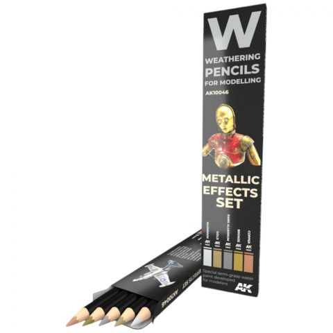 Набор карандашей AK Interactive. Metallics: Effect AK10046