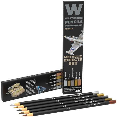 Набор карандашей AK Interactive. Metallics: Effect AK10046