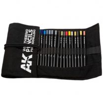 Набор карандашей AK Interactive. Weathering Pencils Full Range Cloth Case