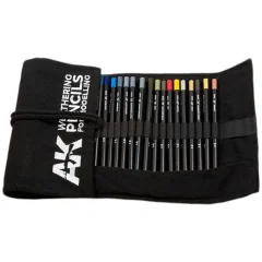 Набор карандашей AK Interactive. Weathering Pencils Full Range Cloth Case AK10048