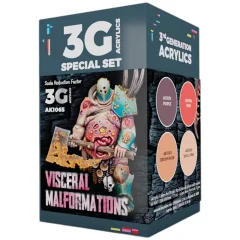 Набор красок AK Interactive Wargame Color: Visceral Malformations AK1065
