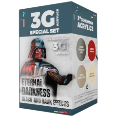 Набор красок AK Interactive Wargame Color: Eternal Darkness AK1070