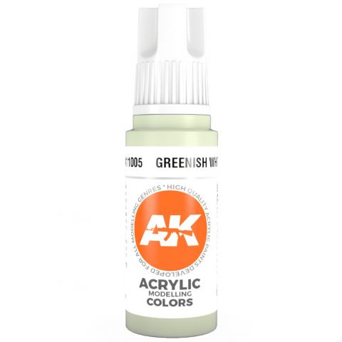 Краска AK Interactive Standard: Greenish White AK11005 (17 мл)