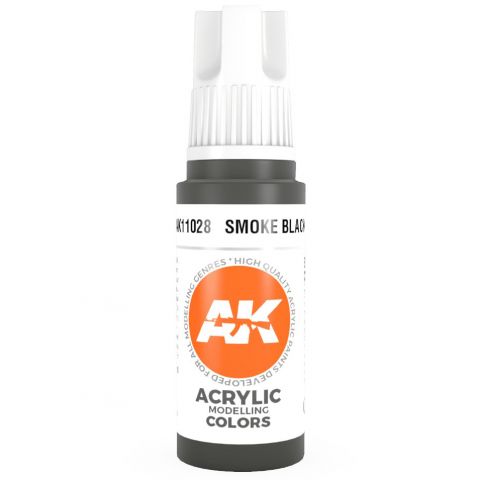 Краска AK Interactive Standard: Smoke Black AK11028 (17 мл)