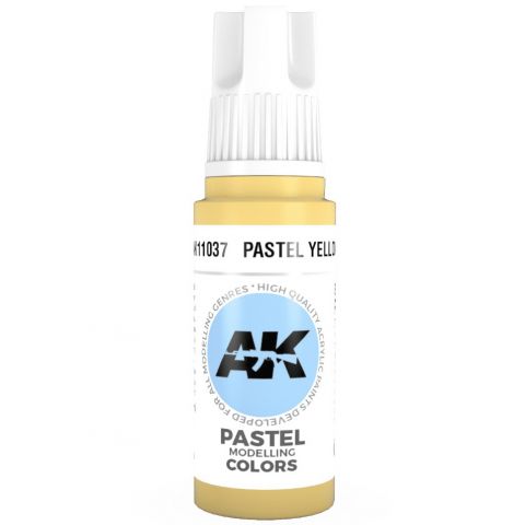 Краска AK Interactive Pastel: Pastel Yellow AK11037 (17 мл)