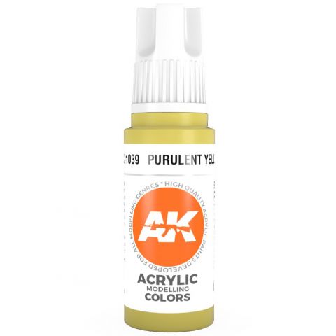 Краска AK Interactive Standard: Purulent Yellow AK11039 (17 мл)