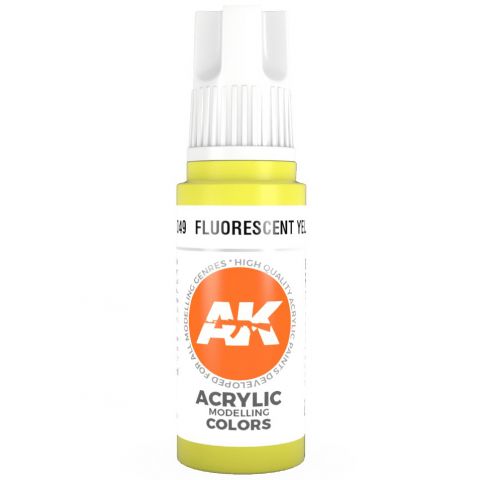 Краска AK Interactive Standard: Fluorescent Yellow AK11049 (17 мл)