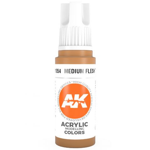 Краска AK Interactive Standard: Medium Flesh Tone AK11054 (17 мл)