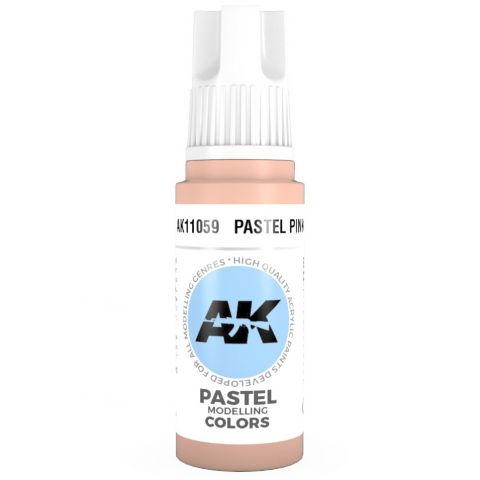 Краска AK Interactive Pastel: Pastel Pink AK11059 (17 мл)