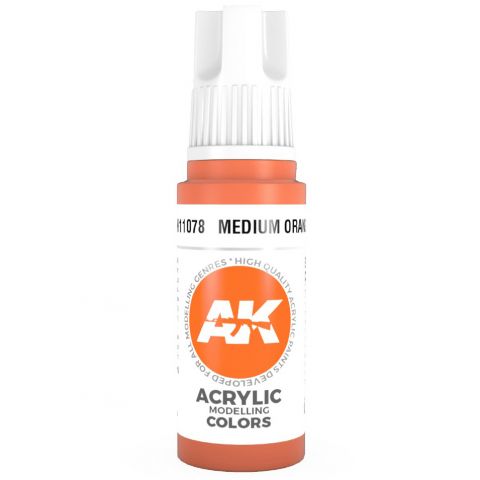 Краска AK Interactive Standard: Medium Orange AK11078 (17 мл)