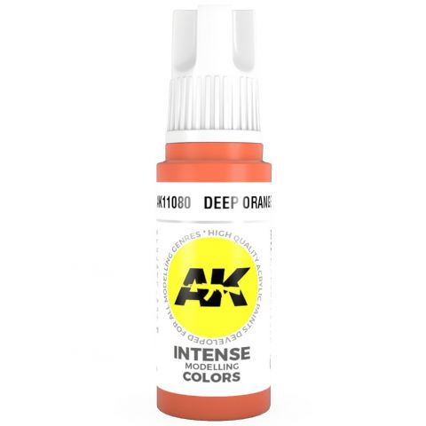 Краска AK Interactive Intense: Deep Orange AK11080 (17 мл)