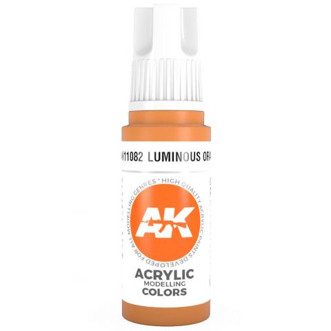 Краска AK Interactive Standard: Luminous Orange AK11082 (17 мл)