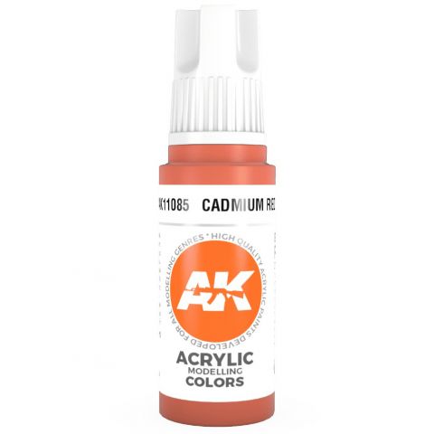 Краска AK Interactive Standard: Cadmium Red AK11085 (17 мл)