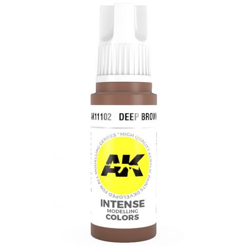 Краска AK Interactive Intense: Deep Brown AK11102 (17 мл)