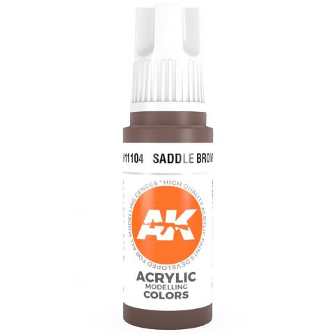 Краска AK Interactive Standard: Saddle Brown AK11104 (17 мл)