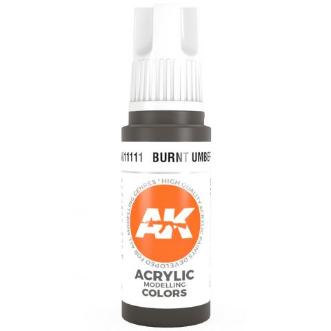 Краска AK Interactive Standard: Burnt Umber AK11111 (17 мл)