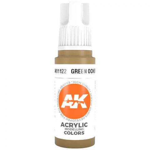 Краска AK Interactive Standard: Green Ochre AK11122 (17 мл)