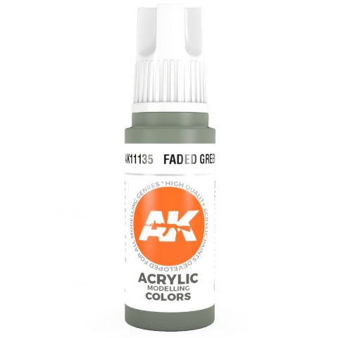 Краска AK Interactive Standard: Faded Green AK11135 (17 мл)