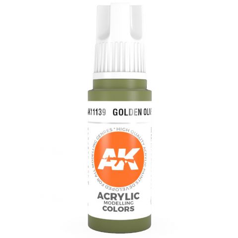 Краска AK Interactive Standard: Golden Olive AK11139 (17 мл)