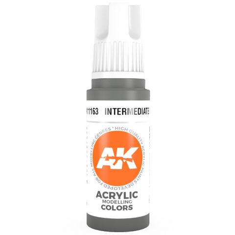 Краска AK Interactive Standard: Intermediate Blue AK11163 (17 мл)