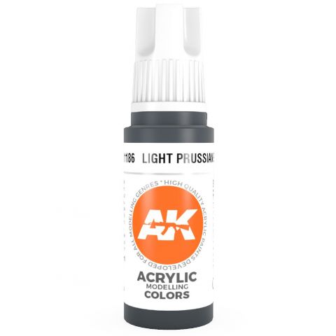 Краска AK Interactive Standard: Light Prussian Blue AK11186 (17 мл)