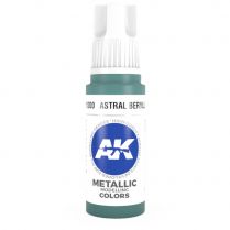 Краска AK Interactive Metallic: Astral Beryllium (17 мл)