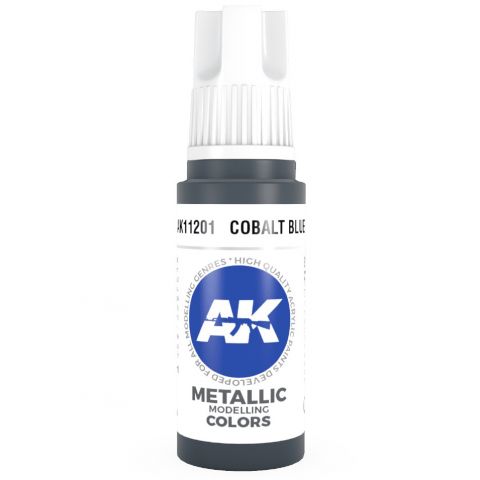 Краска AK Interactive Metallic: Cobalt Blue AK11201 (17 мл)