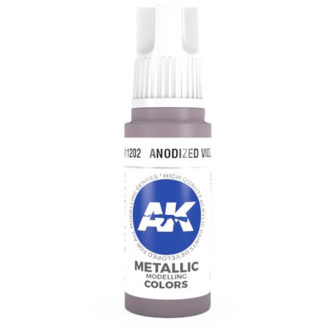 Краска AK Interactive Metallic: Anodized Violet AK11202 (17 мл)