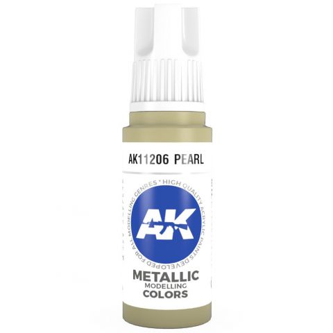 Краска AK Interactive Metallic: Pearl AK11206 (17 мл)