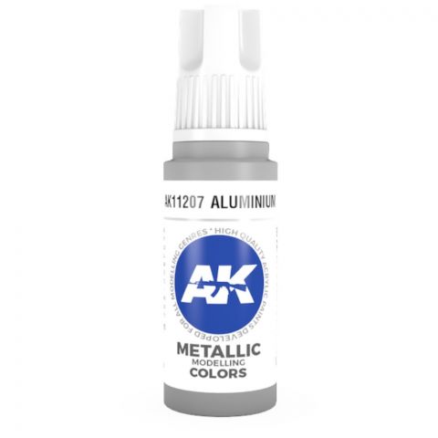 Краска AK Interactive Metallic: Aluminium AK11207 (17 мл)