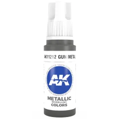 Краска AK Interactive Metallic: Gun Metal AK11212 (17 мл)