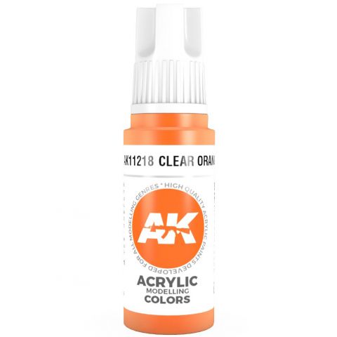 Краска AK Interactive Standard: Clear Orange AK11218 (17 мл)