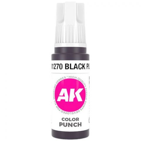 Краска AK Interactive Color Punch: Black Purple AK11270 (17 мл)