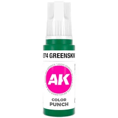Краска AK Interactive Color Punch: Greenskin Punch AK11274 (17 мл) (2024)