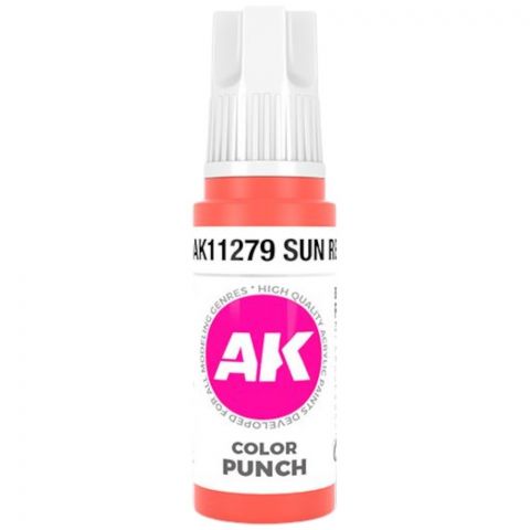 Краска AK Interactive Color Punch: Sun Red AK11279 (17 мл)