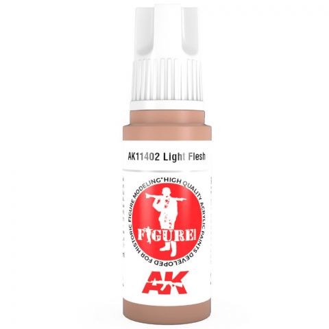 Краска AK Interactive Standard: Light Flesh AK11402 (17 мл)