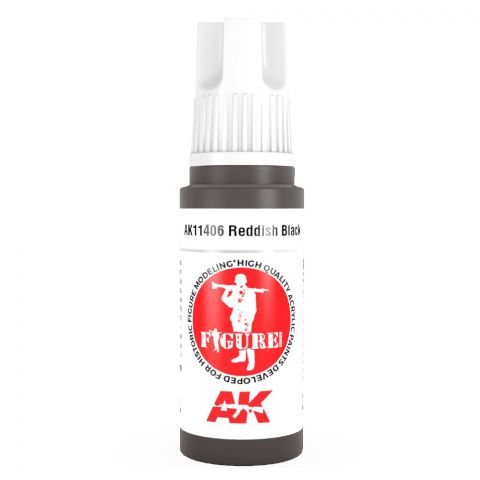 Краска AK Interactive Standard: Reddish Black AK11406 (17 мл)
