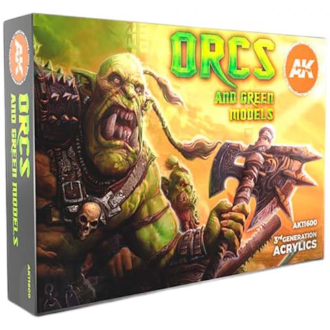 Набор красок AK Interactive: Orcs And Green Models AK11600