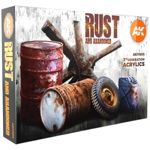 Набор красок AK Interactive: Rust and Abandoned AK11605