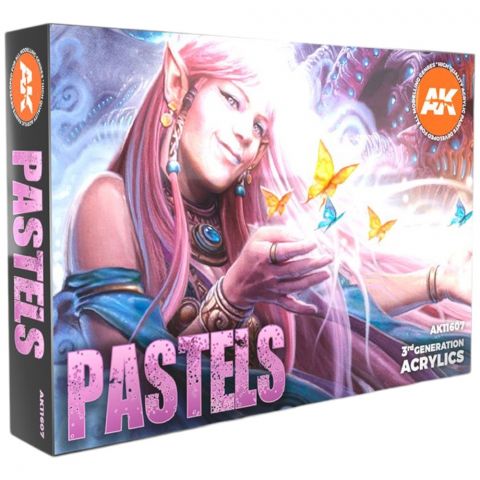 Набор красок AK Interactive: Pastels Colors AK11607