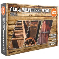 Набор красок AK Interactive: Old & Weathered Wood Vol. 1