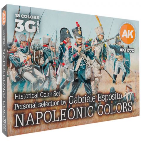 Набор красок AK Interactive Signature: Napoleonic colors by Gabriele Esposito AK11772