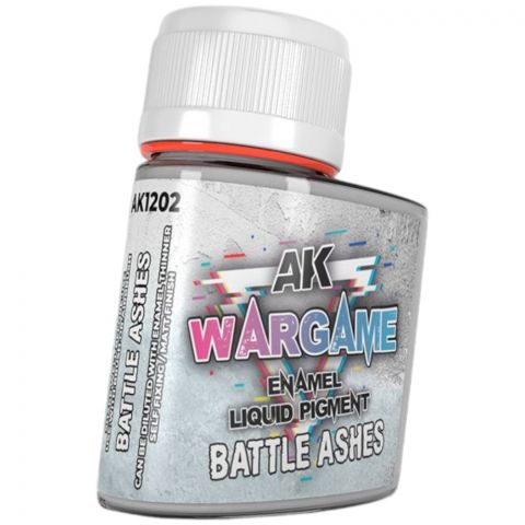 Краска AK Interactive Liquid Pigments: Battle Ashes AK1202 (35 мл)