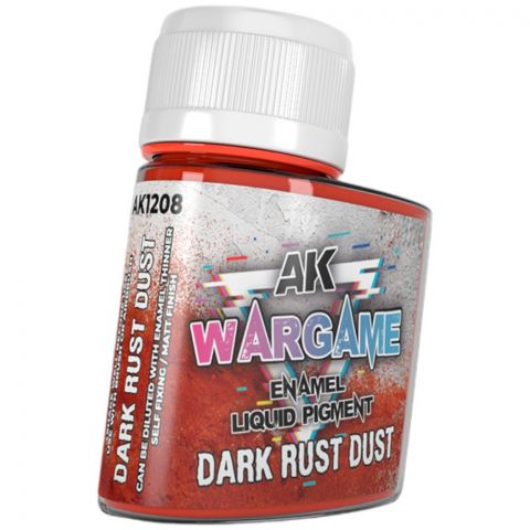 Краска AK Interactive Liquid Pigments: Dark Rust Dust AK1208 (35 мл)
